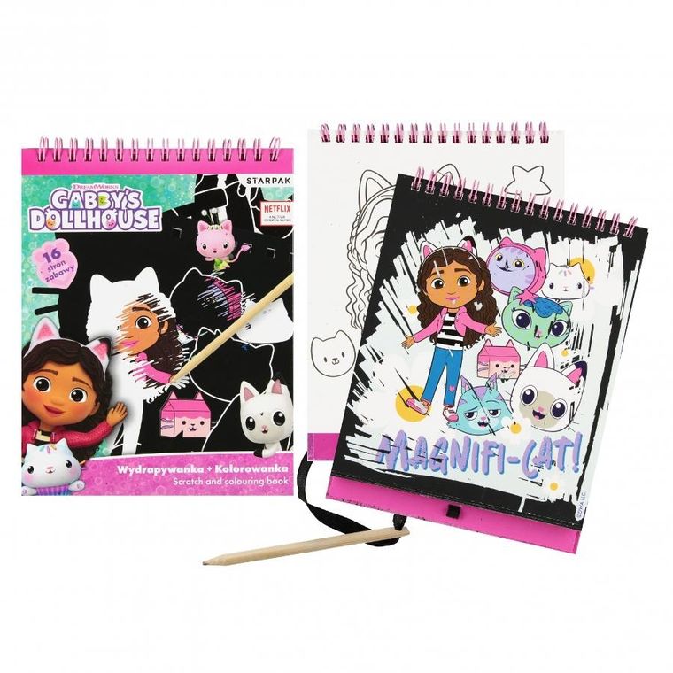 Starpak, Koci Domek Gabi, wydrapywanka z kolorowanką
