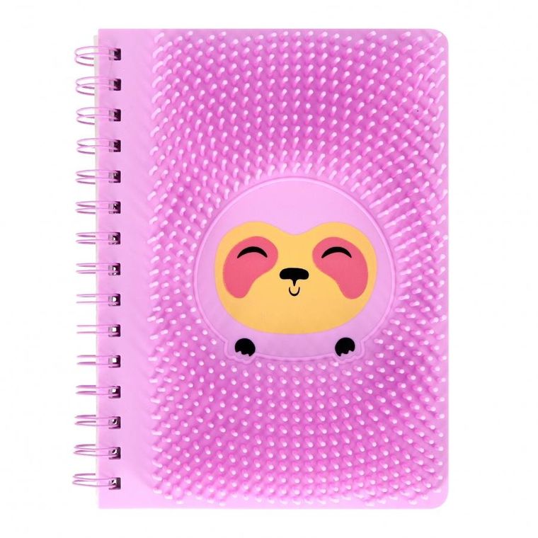 Starpak, kołonotes, silikon, A5, Leniwiec