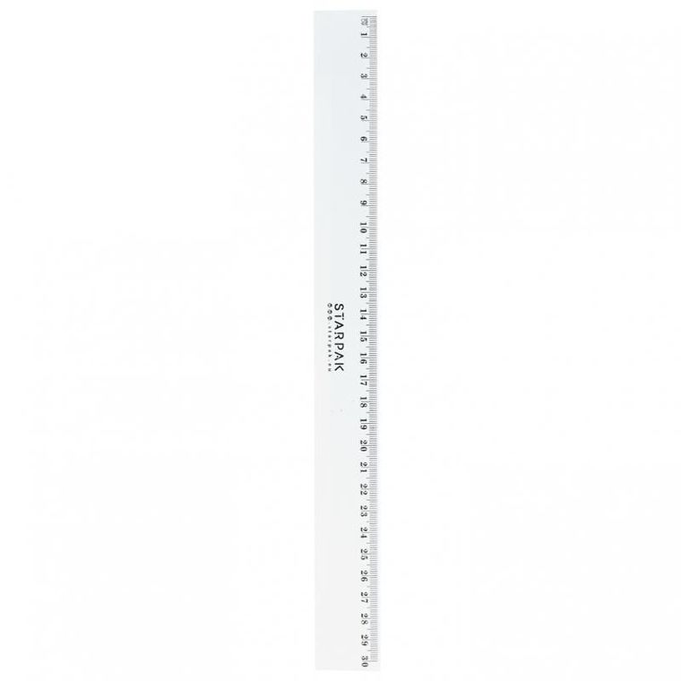 Starpak, linijka, 30 cm