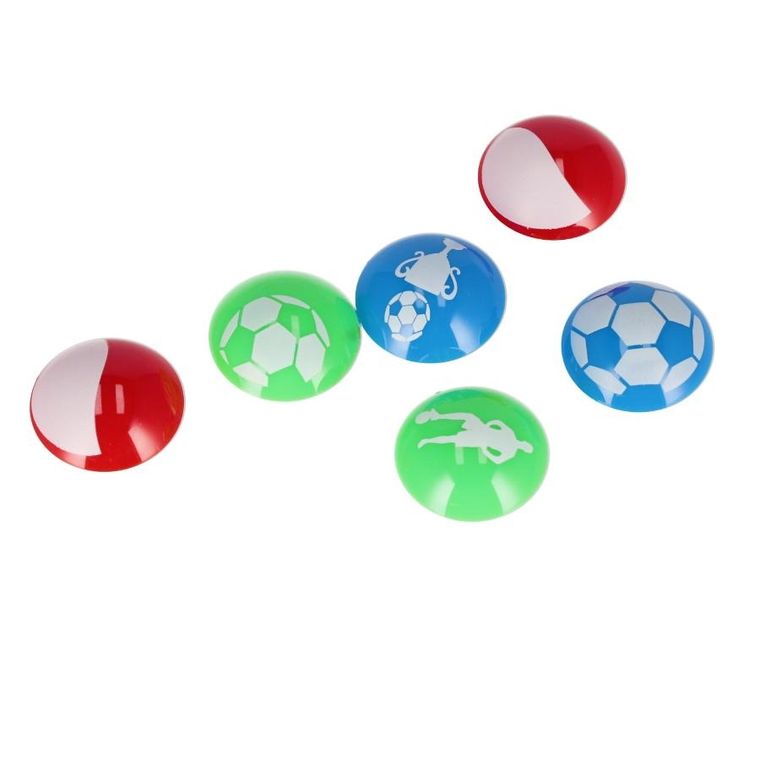 Starpak, magnes, football, 30 mm, 6 szt.