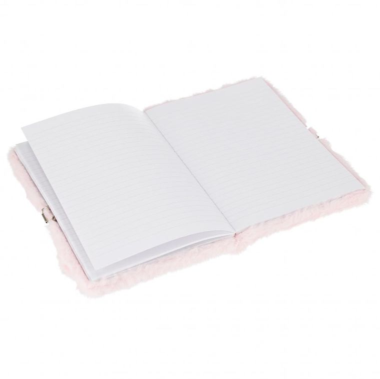 Starpak, pamiętnik na kłódę A5, pluszowy, królik