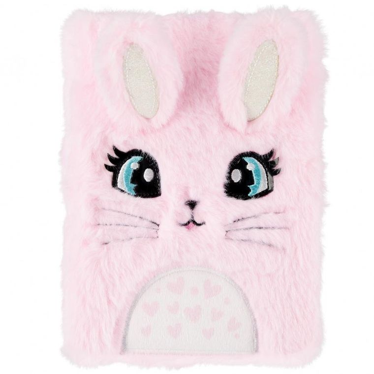 Starpak, pamiętnik na kłódkę z długopisem, pluszowy, królik