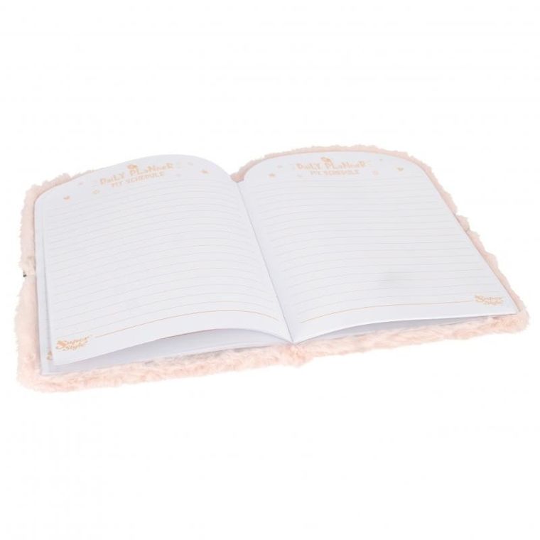 Starpak, pamiętnik zamykany na kłódkę, pluszowy, A5, 64 kartki, królik