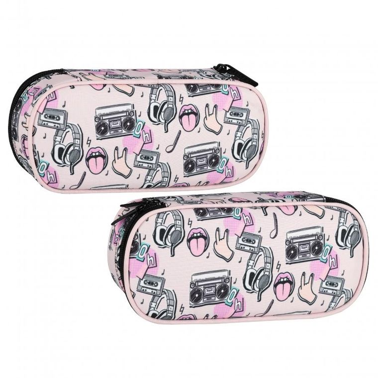 Starpak, piórnik owalny, Pink Music