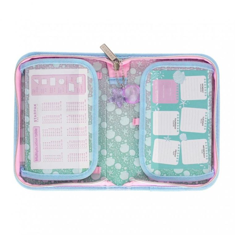 Starpak, piórnik rozkładany, dwuklapkowy, Shell