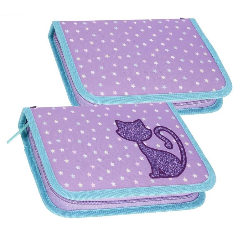 Starpak, piórnik rozkładany, pojedynczy, Glitter Cat