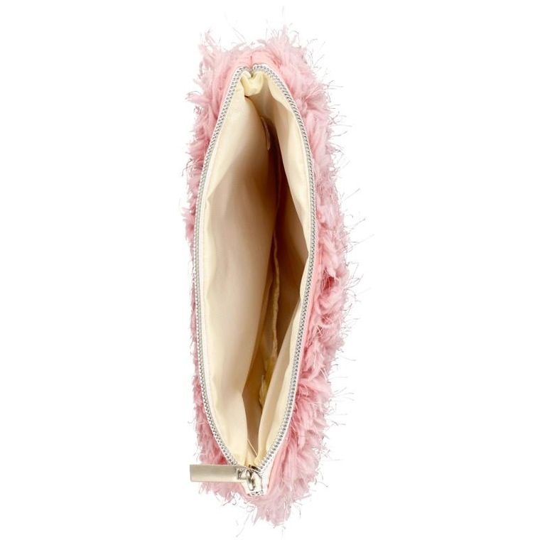 Starpak, piórnik, saszetka pluszowa, pink hair