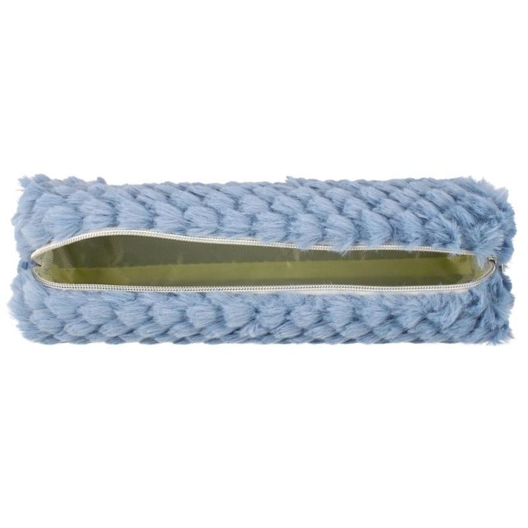 Starpak, piórnik saszetka, pluszowy, blue
