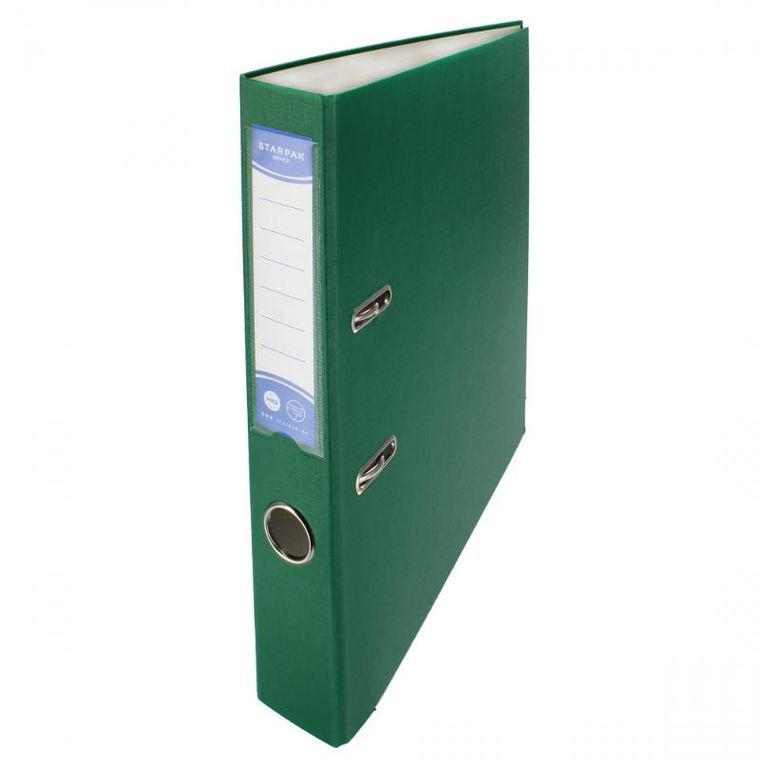 Starpak, segregator A4/50, okuty, zielony