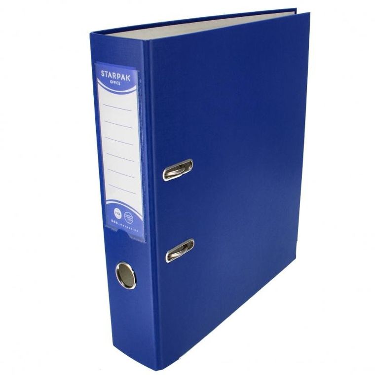 Starpak, segregator A4/75 okuty, niebieski