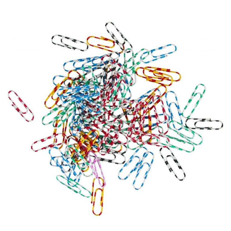 Starpak, spinacze, metalowe, zebra, 80 szt.