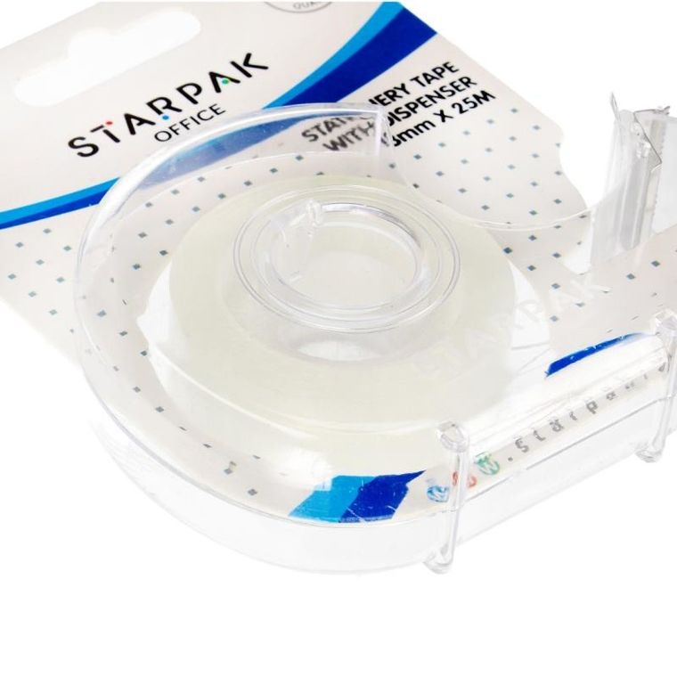 Starpak, taśma samoprzylepna z gilotynką, 15-25mb