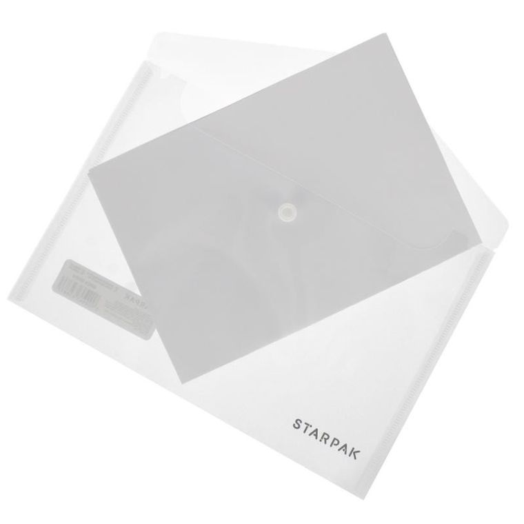 Starpak, teczka kopertowa A5, na zatrzask, przezroczysta, 1 szt.