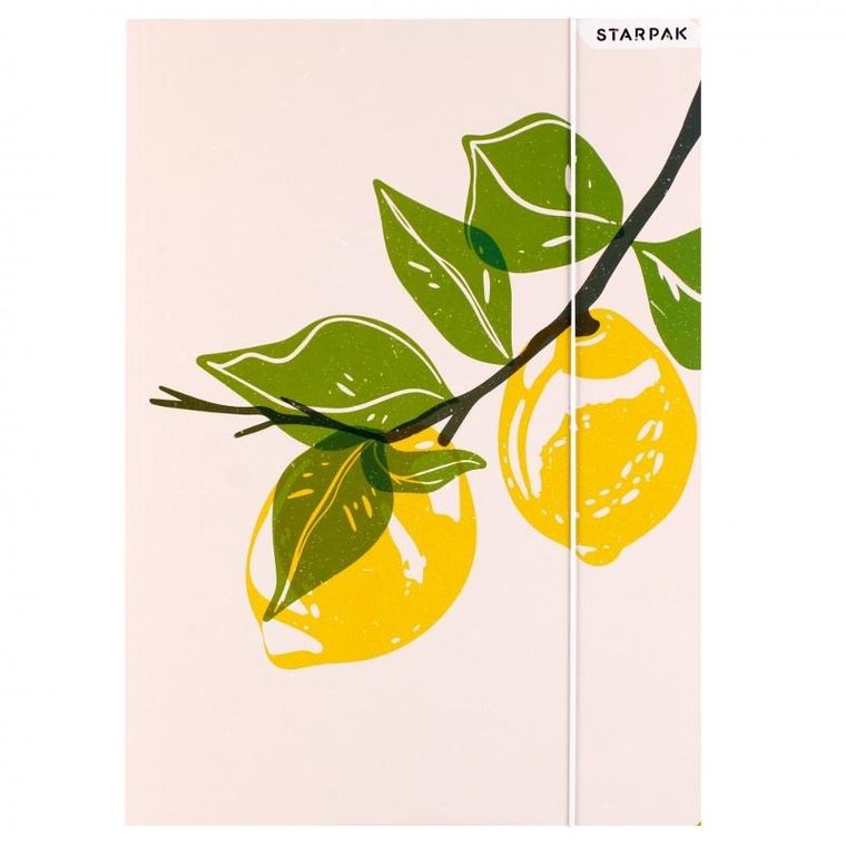 Starpak, teczka z gumką, A4, Fruits, 1 szt.