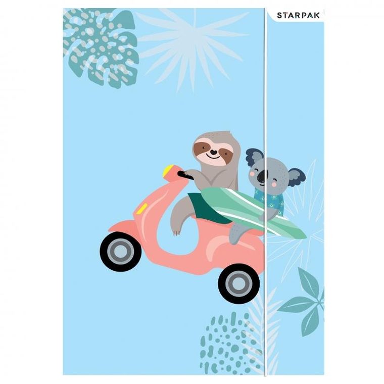 Starpak, teczka z gumką, A4, Koala, 1 szt.
