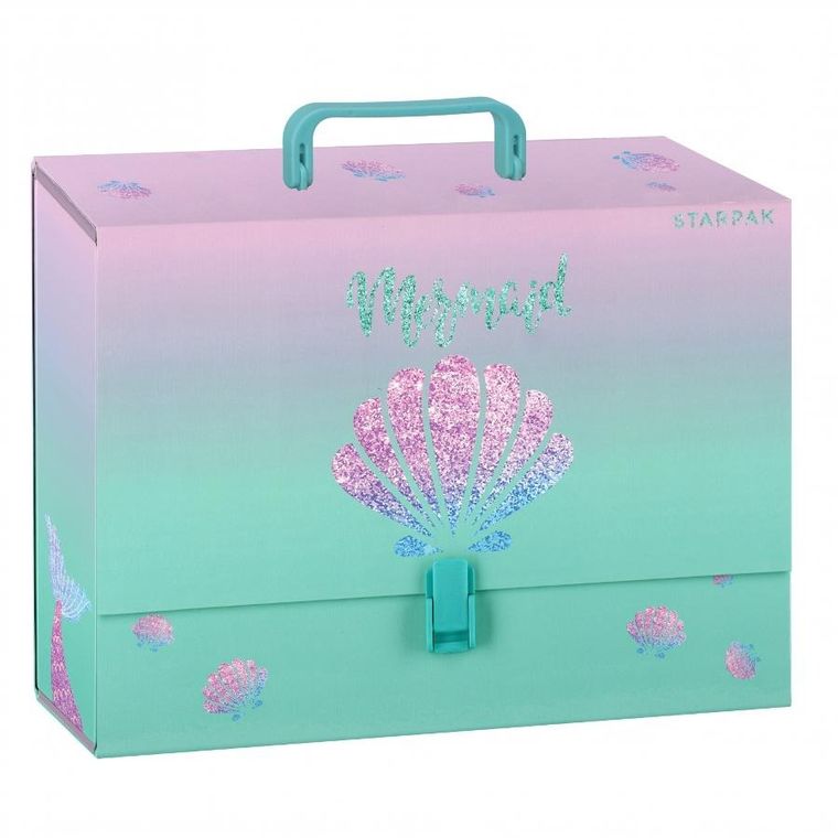 Starpak, teczka z rączką, A4, 95 mm, Shell