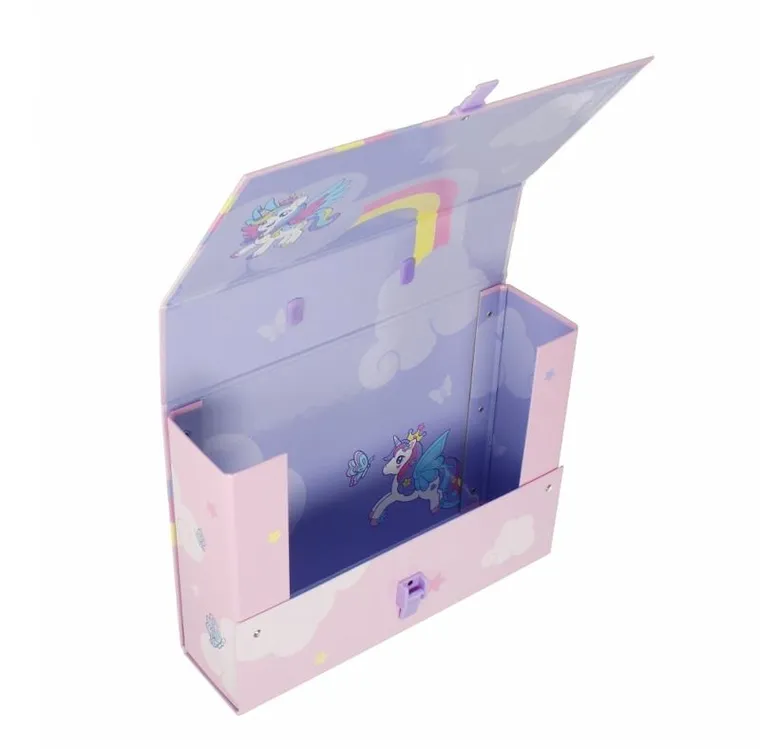 Starpak, teczka z rączką A4, Unicorn, 95 mm, 1 szt.