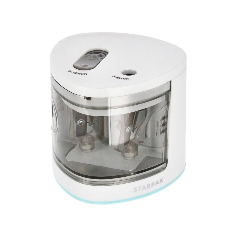 Starpak, temperówka elektryczna, podwójna, biała