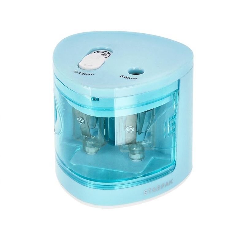 Starpak, temperówka elektryczna, podwójna, niebieska