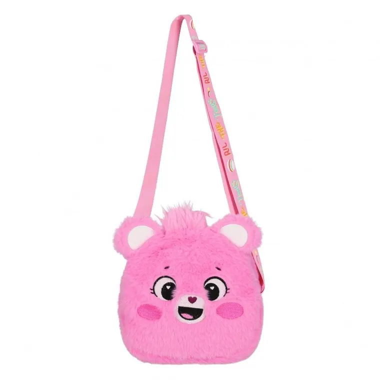 Starpak, Troskliwe Misie, pluszowa torebka z paskiem, Pink