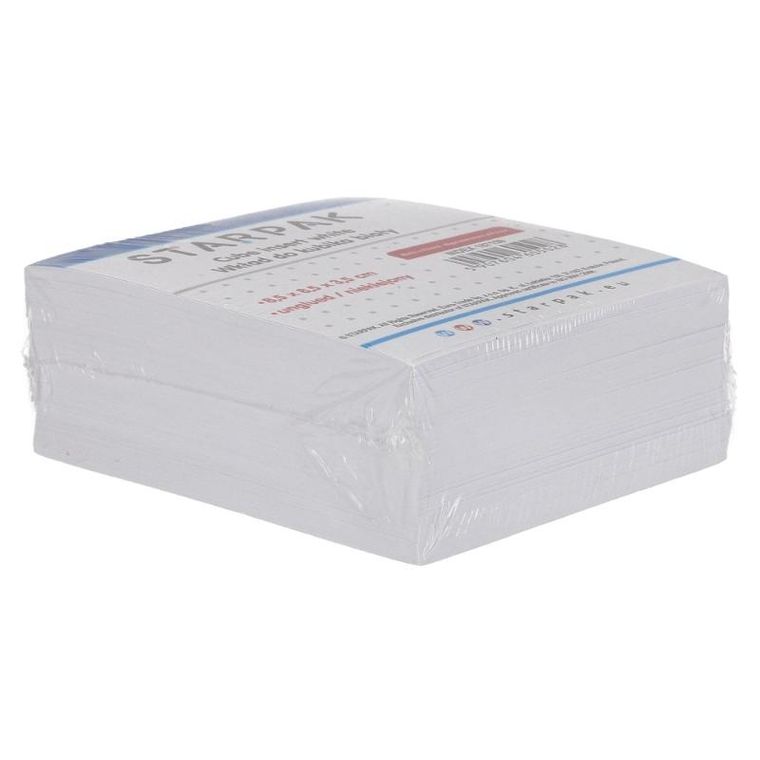 Starpak, wkład do kubika, nieklejony, biały, 85-85mm