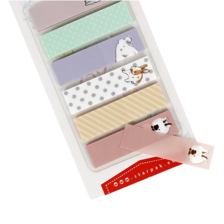 Starpak, zakładka indeksująca, 45-12 mm, królik