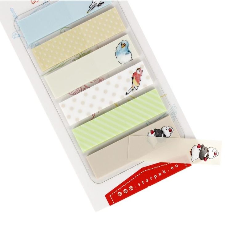 Starpak, zakładka indeksująca, 45-12 mm, papuga