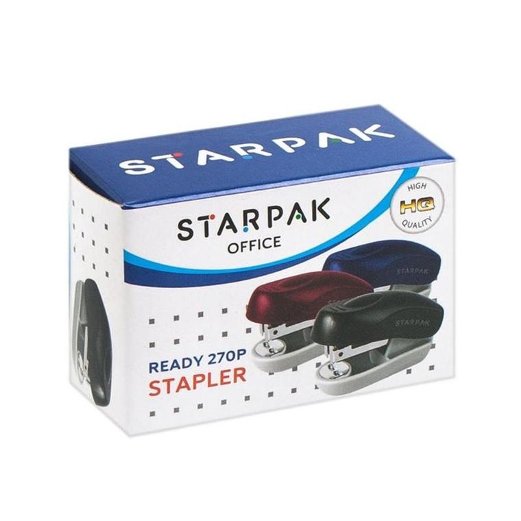Starpak, zszywacz, 270p, granat
