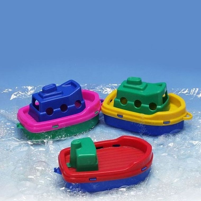 Stateczki, zabawka do kąpieli, 3 szt.