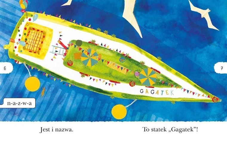 Statek gagatek. Czytam sobie. Poziom 1