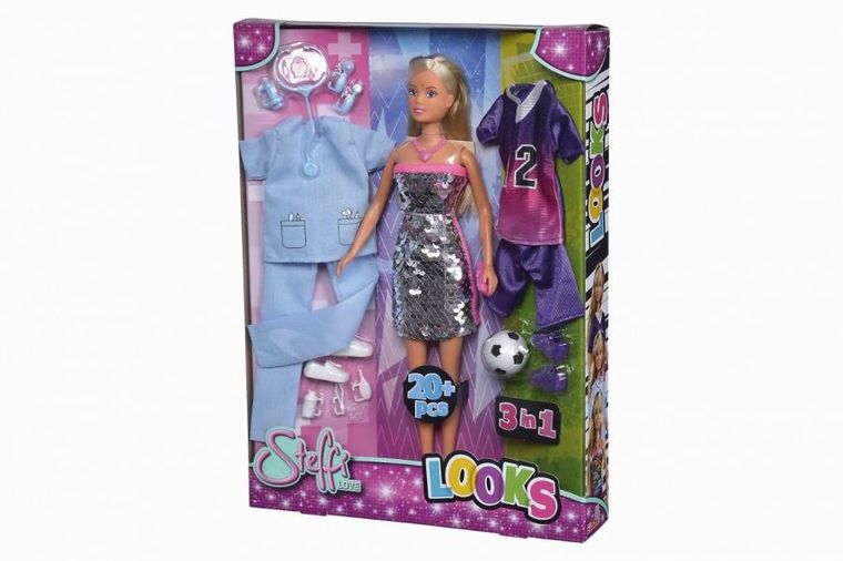Steffi Love, lalka w różnych strojach, piłkarka-lekarka