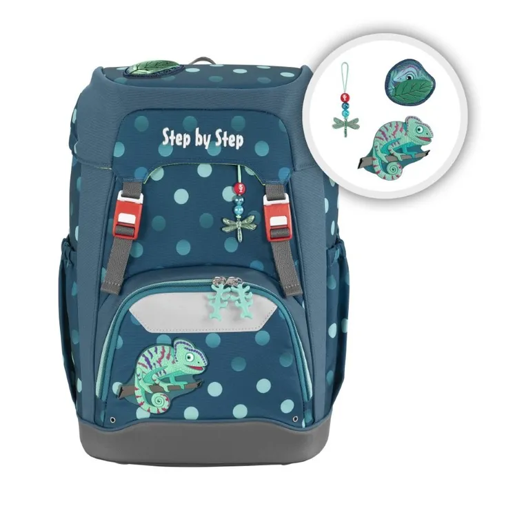 Step by Step, Grade, plecak szkolny, 1-komorowy, Tropical Chameleon