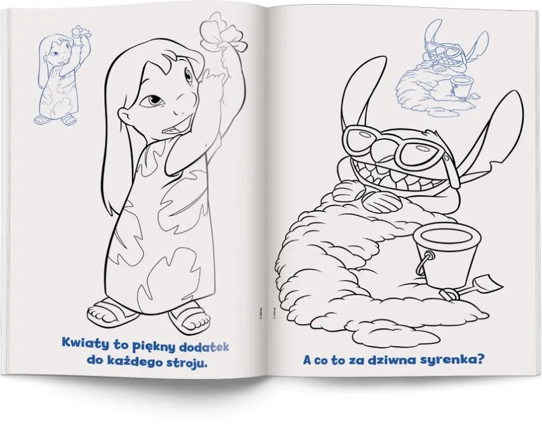 Stich. Kolorowanka z naklejkami