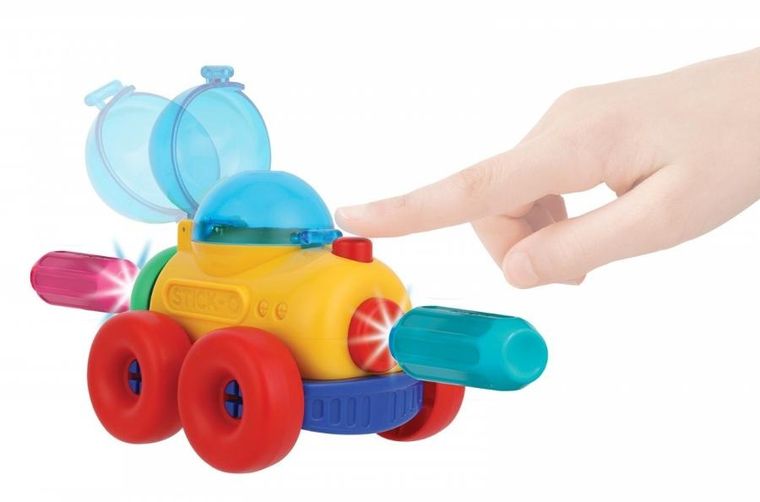 Stick-O, Mój pierwszy zestaw z kołami, klocki magnetyczne, 9 elementów