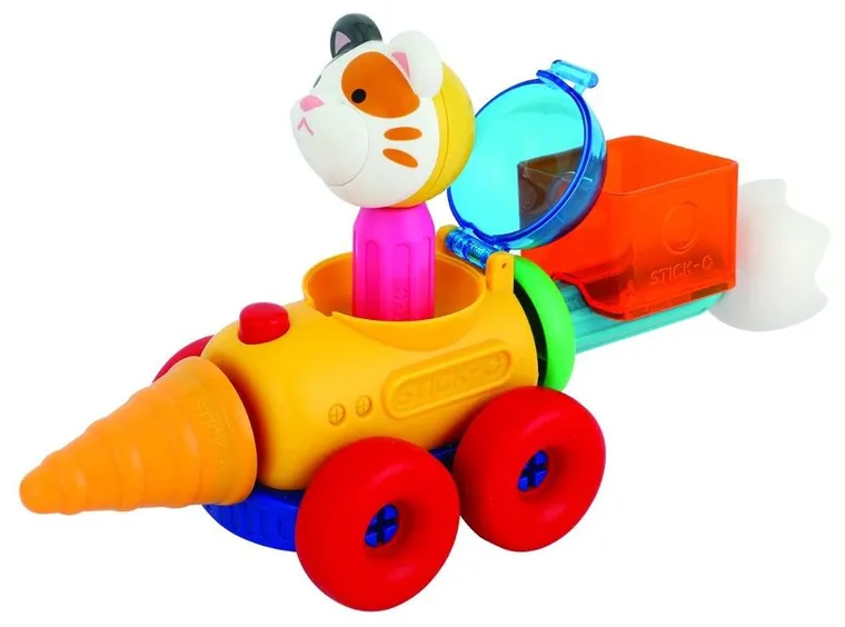 Stick-O, zestaw z przyjaciółmi, klocki magnetyczne, 17 elementów