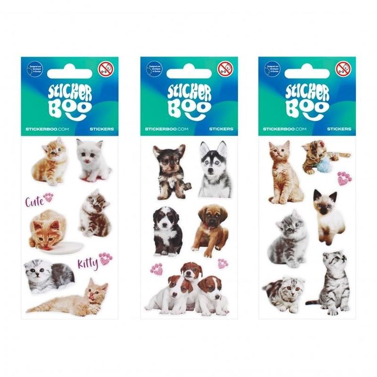 Sticker Boo, naklejki, cuties