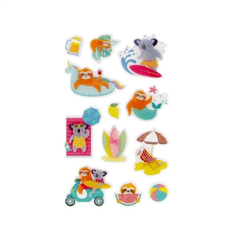 Sticker Boo, naklejki, koala, leniwiec