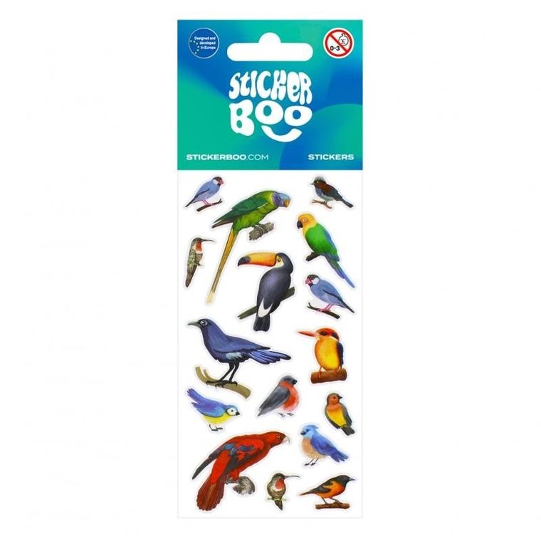 Sticker Boo, naklejki, ptaszki