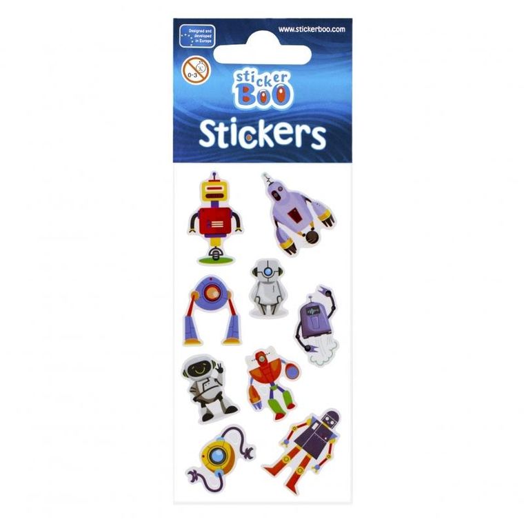 StickerBoo, naklejki, roboty