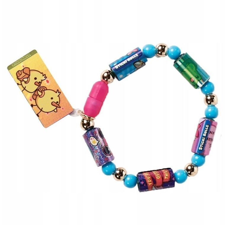 Sticki Rolls, Bransoletki z rolkami, bransoletka z naklejkami, 70 szt.