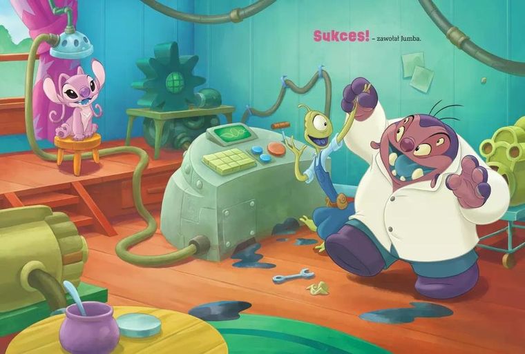 Stitch. Czytam i maluję. Anielski śpiew Andzi