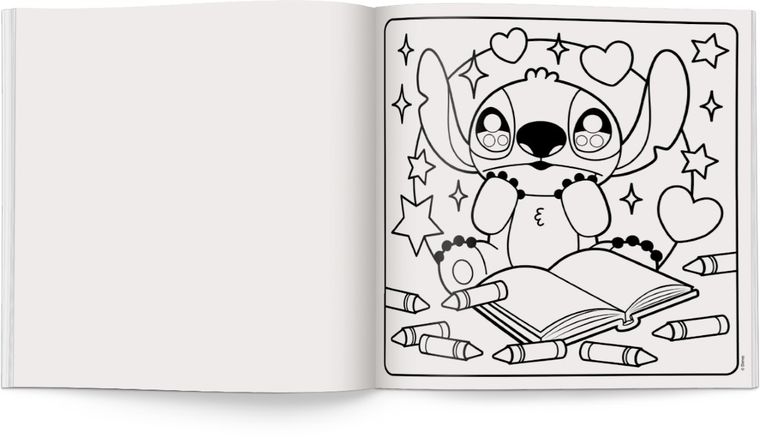 Stitch. Przytulne kolorowanki