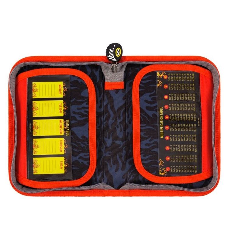 St.Majewski, Hot Wheels, piórnik rozkładany, pojedynczy