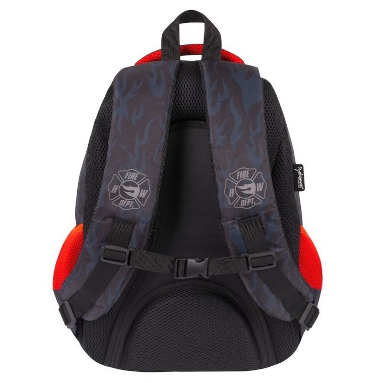 St.Majewski, Hot Wheels, plecak szkolny, 3-komorowy