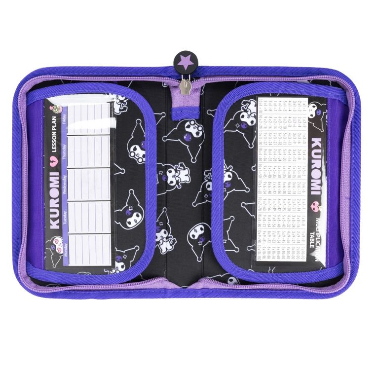 St.Majewski, Kuromi, piórnik rozkładany, pojedynczy, Black