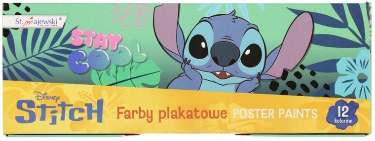 St.Majewski, Lilo i Stitch, farby plakatowe, 12 kolorów, 20 ml