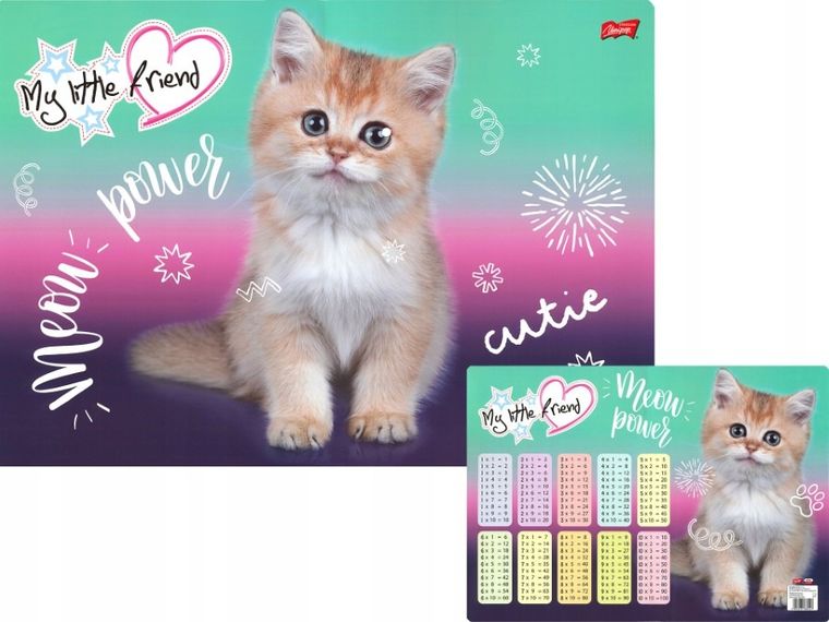 St.Majewski, My Little Friend, podkładka dwustronna, laminowana, A3