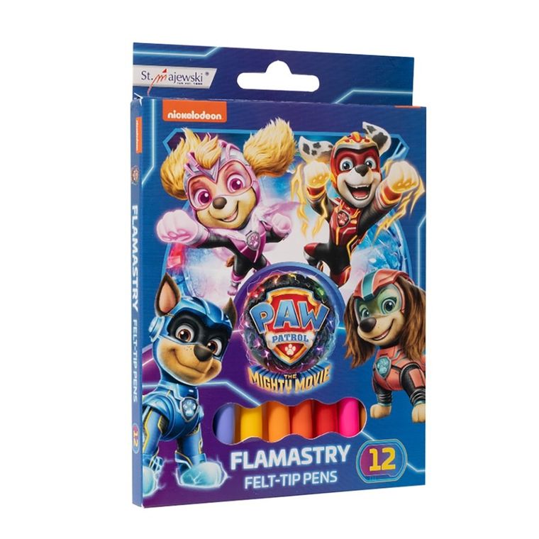 St.Majewski, Psi Patrol, flamastry, 12 kolorów