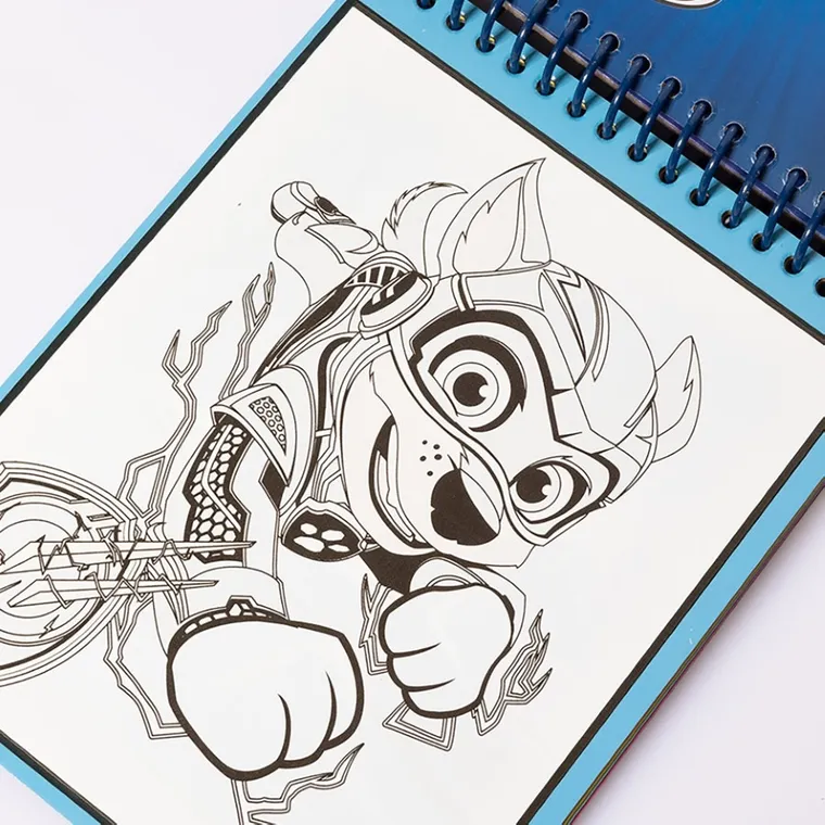 St.Majewski, Psi Patrol, zestaw do malowania wodą, 6 elementów