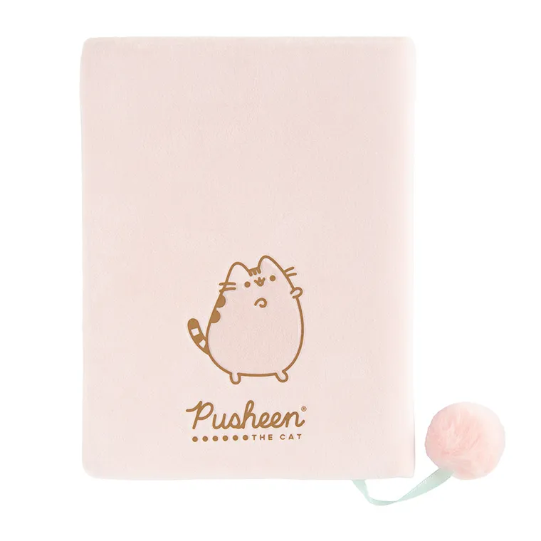 St.Majewski, Pusheen, notes pluszowy, różowy, linia, A5, 1 szt.